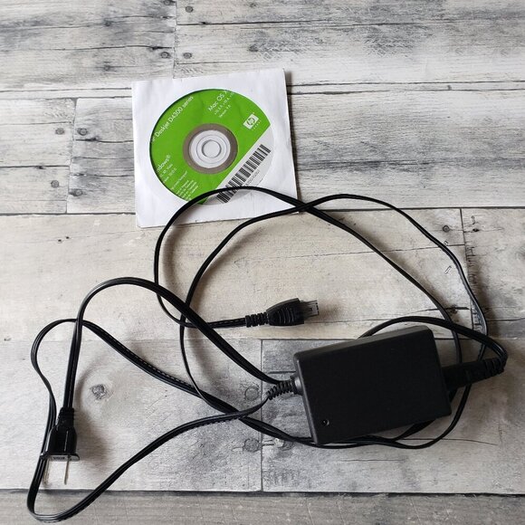 Genuine HP AC DC Adapter Power Charger for DeskJet D4300 Series + CD Drivers - Picture 1 of 4